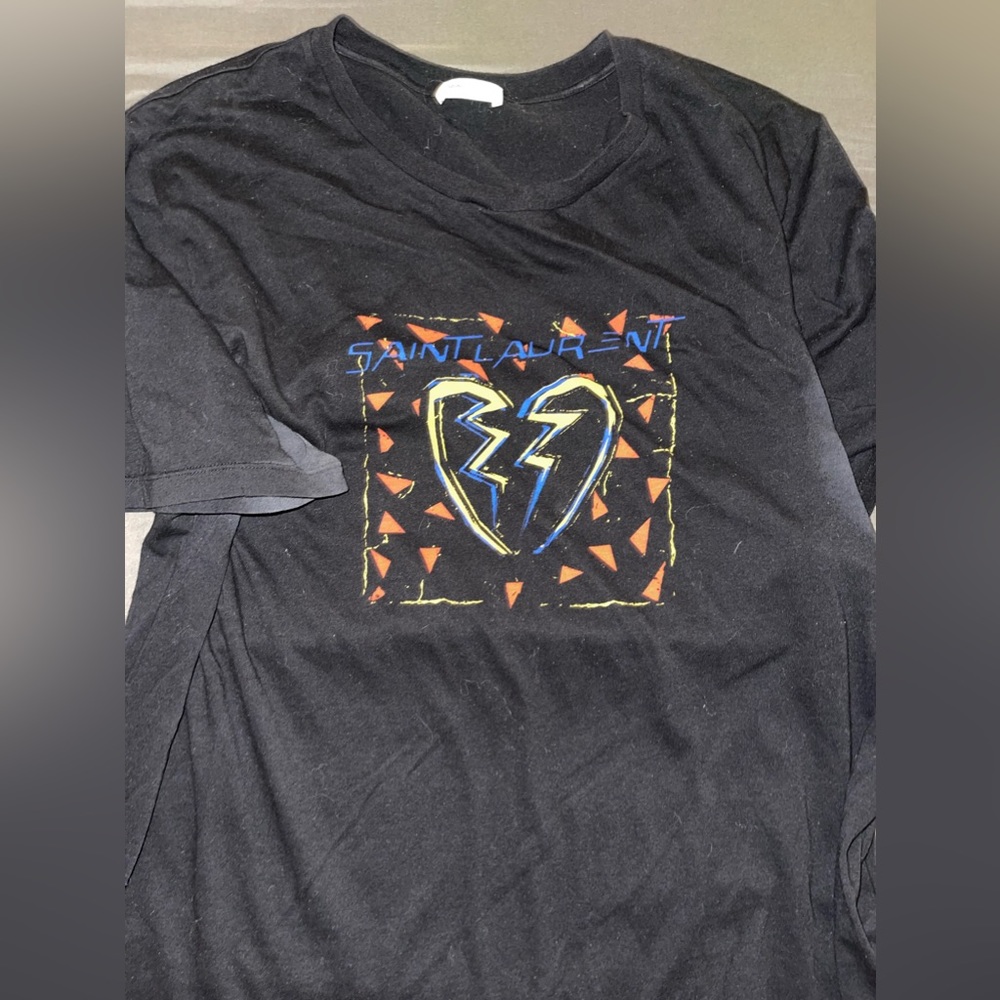 Mens YSL heart broken T-shirt